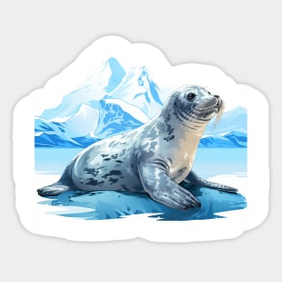 Leopard Seal Sticker